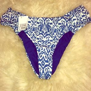 NEW Blue and white sexy bikini bottoms